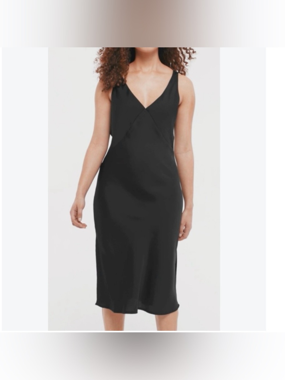 NWT a new day V-Neck Midi Slip Dress Size Small